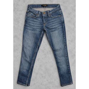 Y2K Levi’s 524 Too Superlow Jeans Size 3 Low Rise Slim Straight Dark Wash Denim
